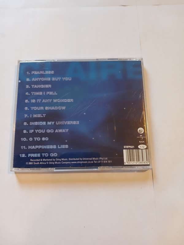 Claire Johnston, Fearless CD