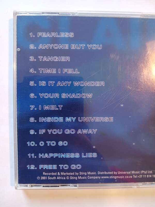Claire Johnston, Fearless CD