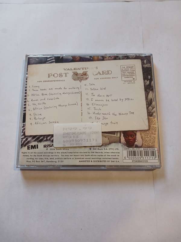 Claire Johnston, Africa Blue CD