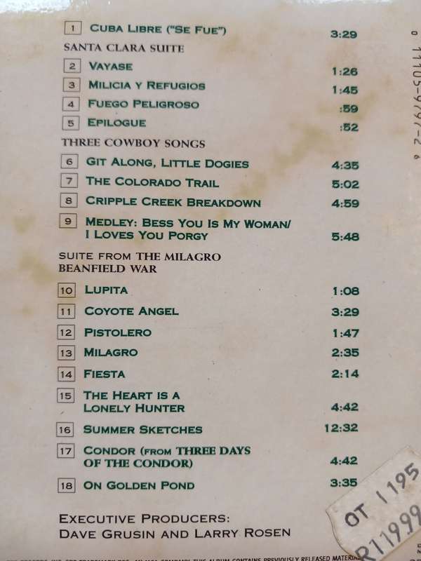 Dave Grusin, The Orchestral Album CD