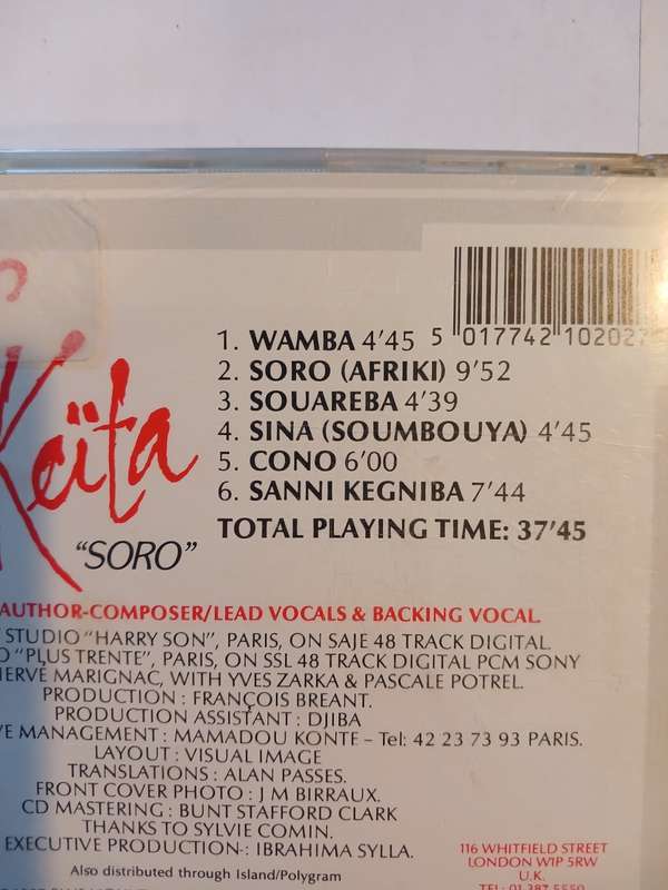 Salif Keita, Soro CD