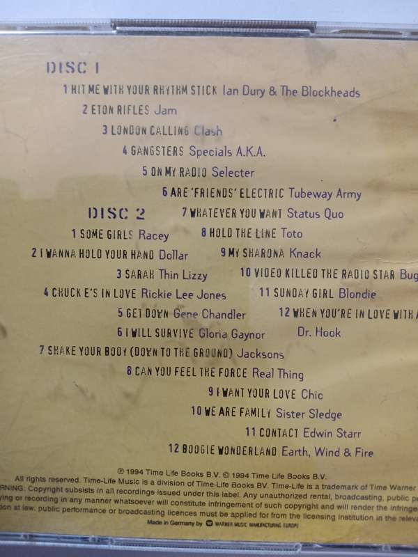 The 70`s, 1978, Back in the Groove, 2 x CD, Europe
