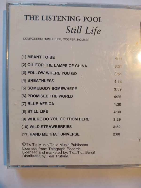 The Listening Pool, Still Life CD