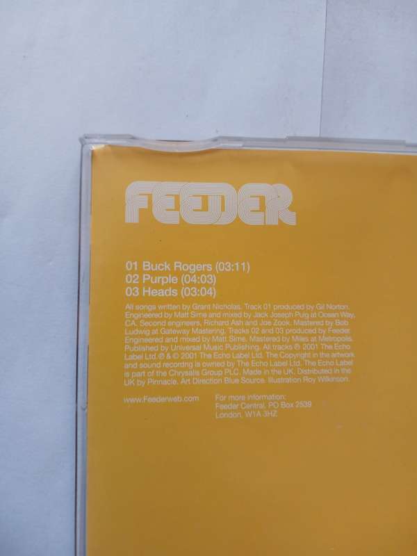 Feeder, Buck Rogers CD single, UK