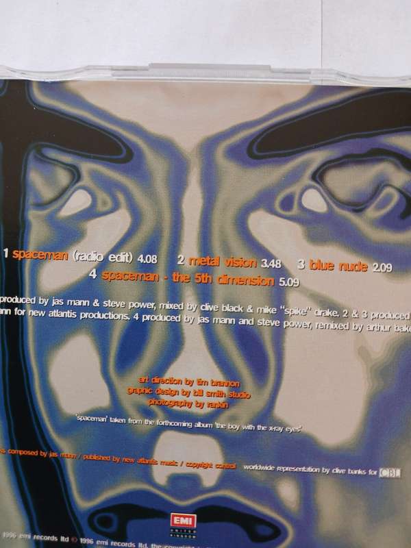 Babylon Zoo, Spaceman CD single, Australia