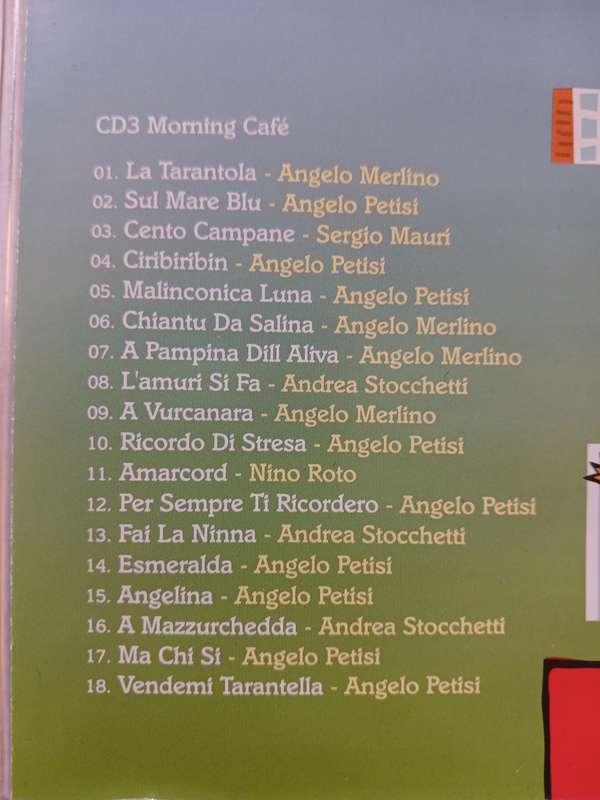 Cafe Italia, CD3Morning Cafe CD, UK