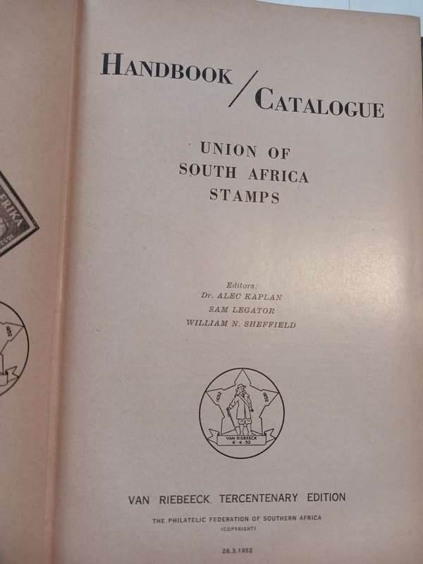 Handbook/Catalogue Union of South Africa Stamps