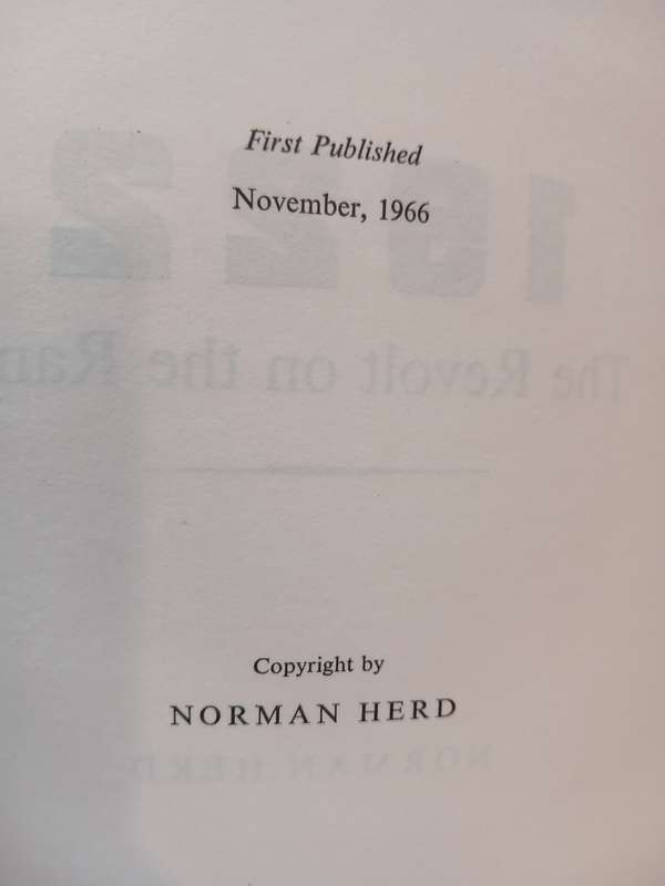 1922 The revolt on the Rand by Norman Herd