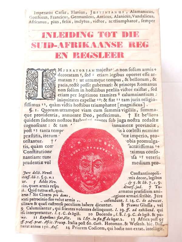 Inleiding tot die Suid-Afrikaanse Reg en Regsleer, `n Afrikaanse Bewerking, 1988