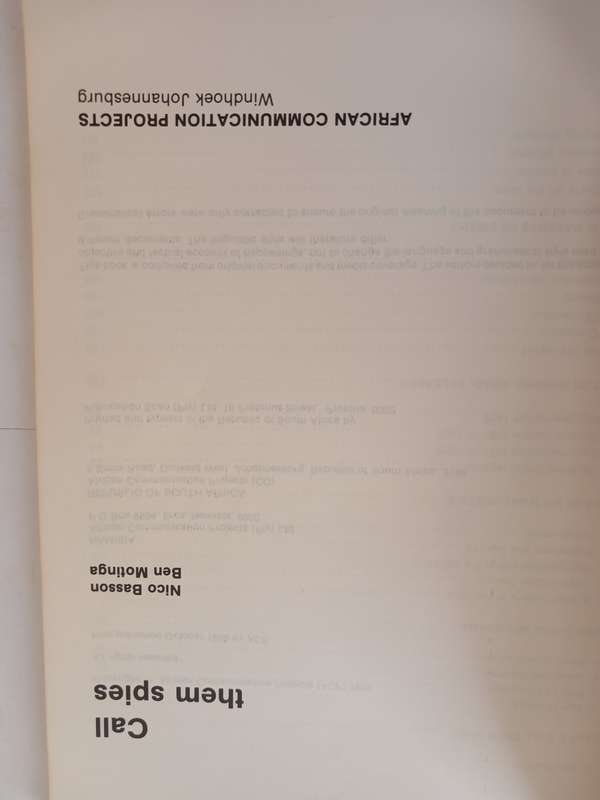 Call Them Spies by Nico Bosman and Ben Motinga