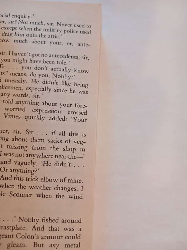 Feet of Clay, A Discworld Novel by Terry Pratchett