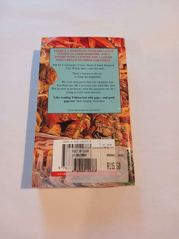 Feet of Clay, A Discworld Novel by Terry Pratchett