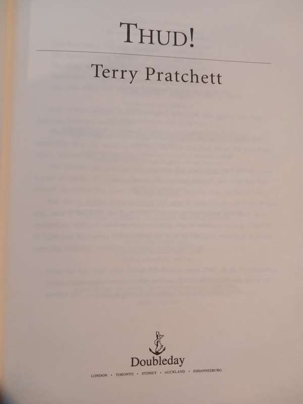 Thud! by Terry Pratchett