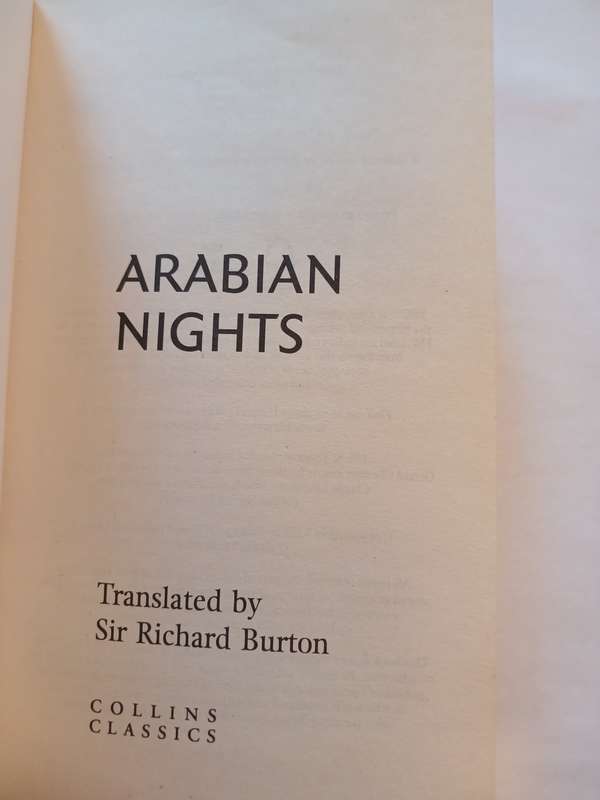 Arabian Nights translated by Sir Richard Burton