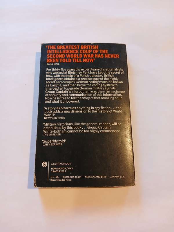 The Ultra Secret by F.W. Winterbotham