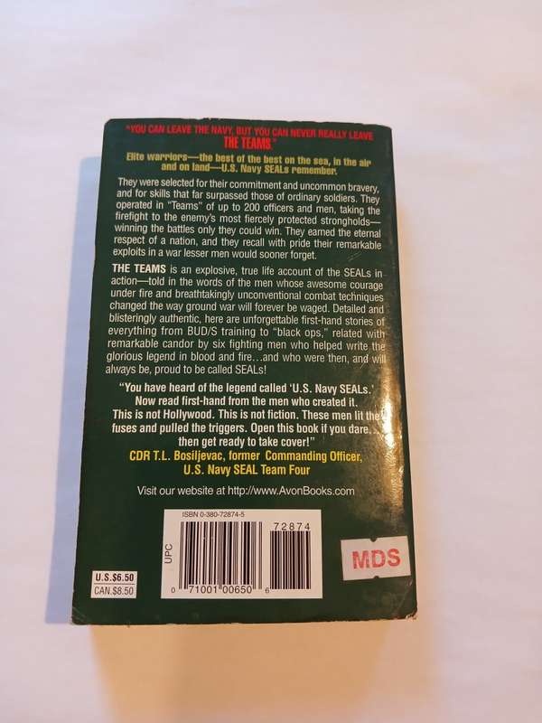 The Teams, An Oral History of the US Navy Seals edited by K. Dockery and B. Fawcett