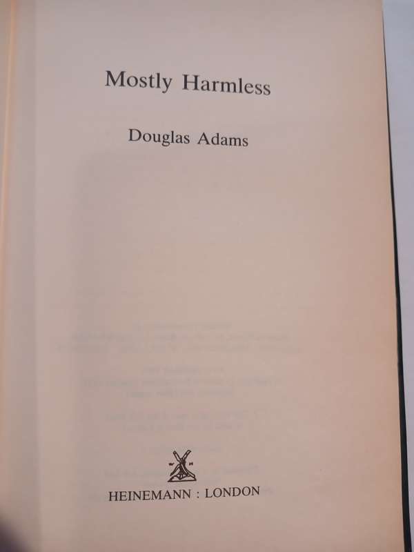Mostly Harmless by Douglas Adams