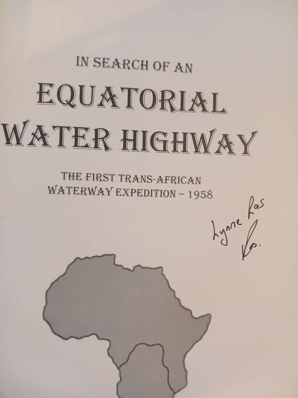 In Search of an Equatorial Water Highway by Lynne Ras, signed