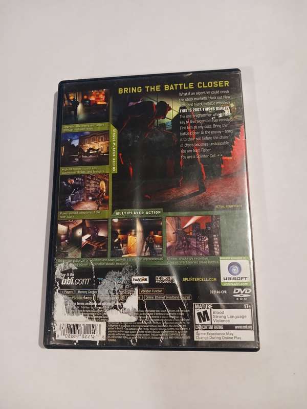 Playstation 2, Tom Clancy`s Splinter Cell, Chaos Theory
