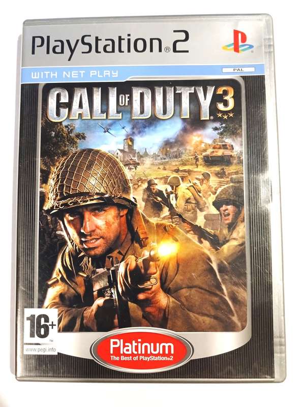 Playstation 2, Call of Duty 3, Platinum