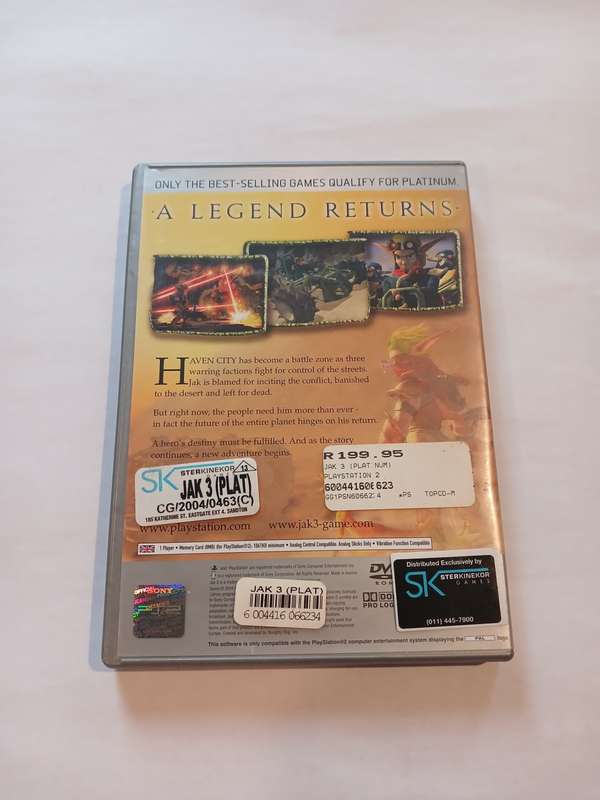 Playstation 2, Jak 3, Platinum