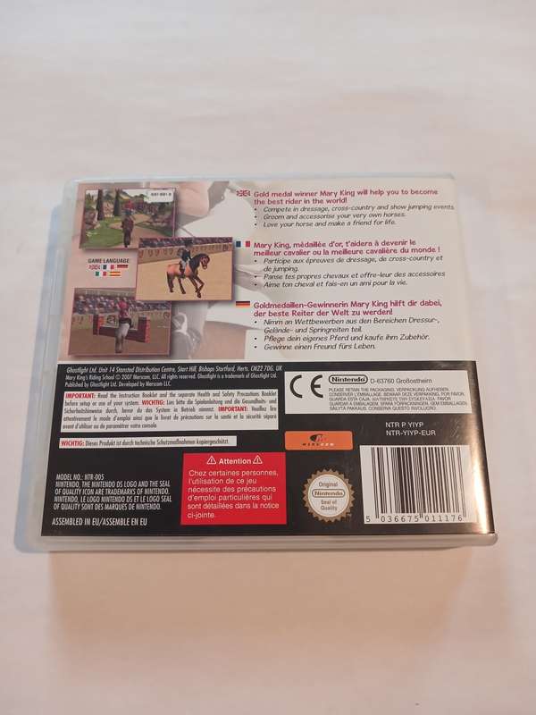 Nintendo DS, Mary King`s Riding School