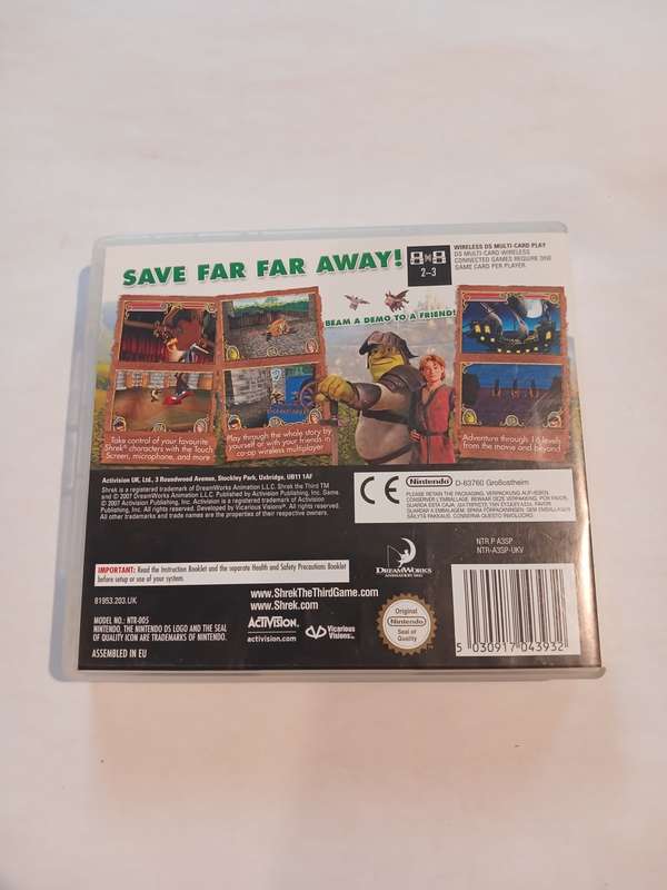 Nintendo DS, Shrek The Third