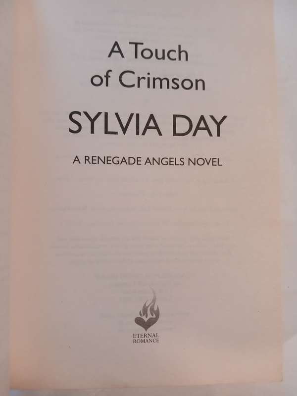 A Touch of Crimson by Sylvia Day
