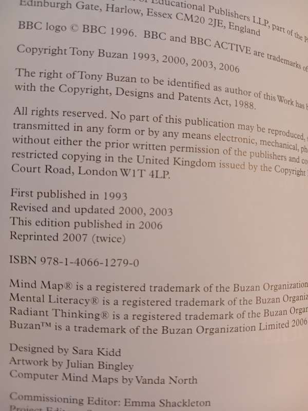 The Mind Map Book by Tony & Barry Buzan