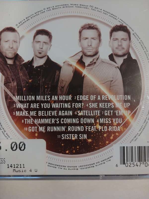 Nickelback, No Fixed Address CD
