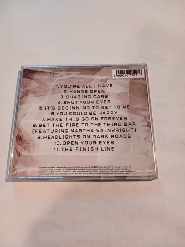 Snow Patrol, Eyes Open CD