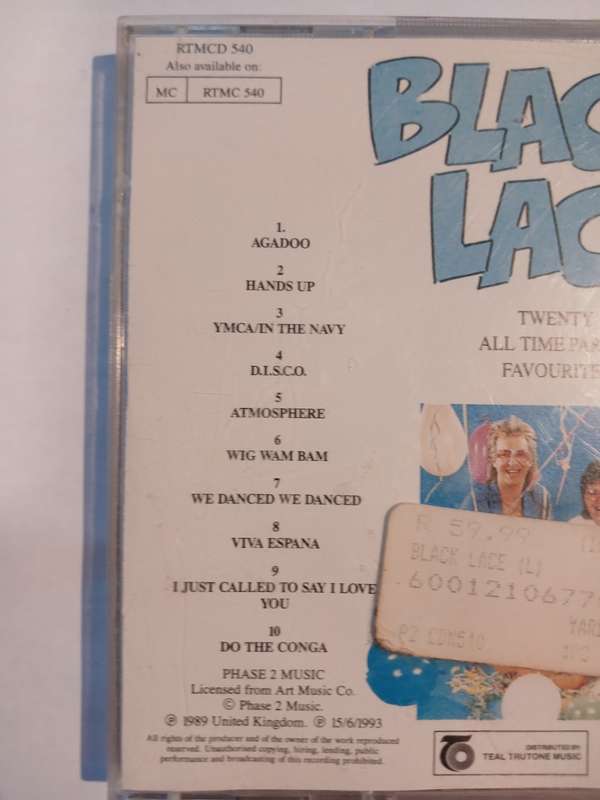 Black Lace, Twenty All Time Party Favourites CD