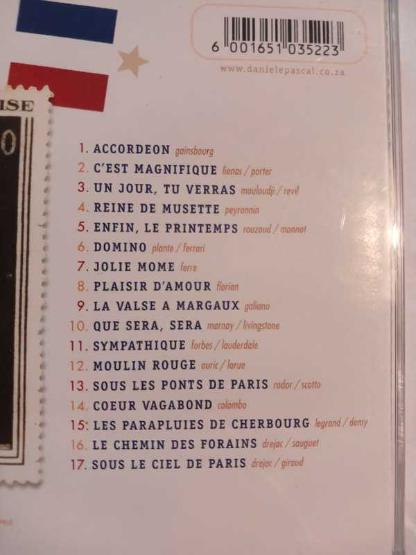 Daniele Pascal, Parisette CD, signed