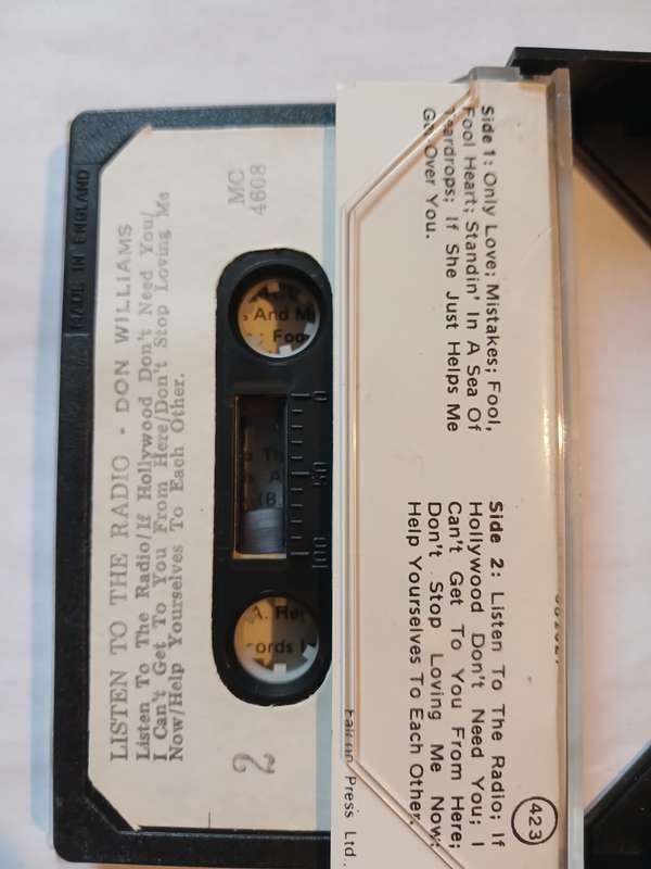 Don Williams, Listen to the Radio Cassette