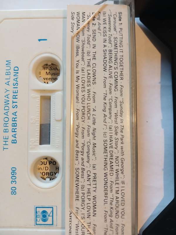 Barbara Streisand, The Broadway Album Cassette