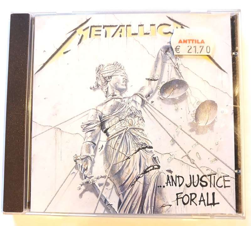 Metallica, ...And Justice for All CD, Europe