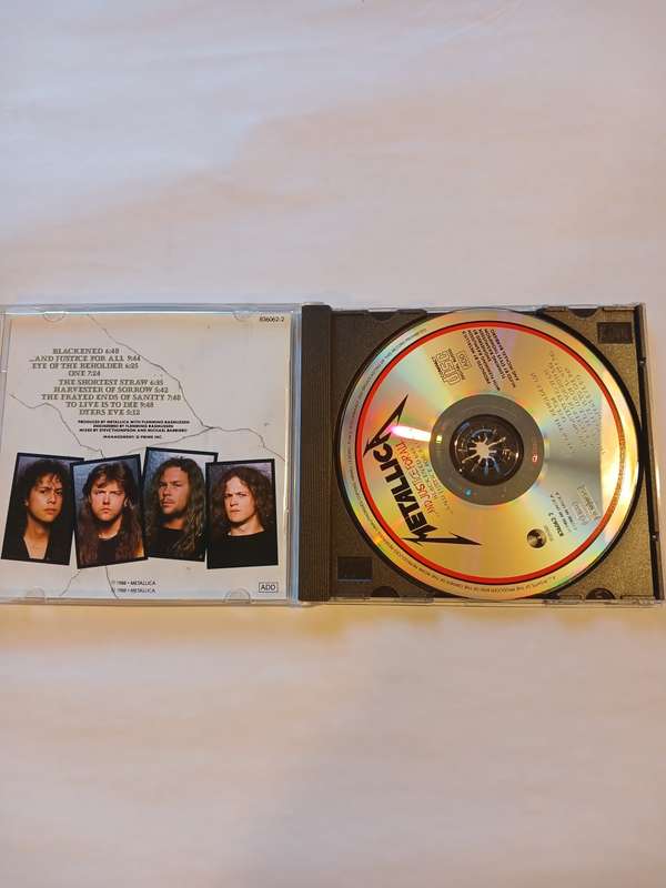 Metallica, ...And Justice for All CD, Europe