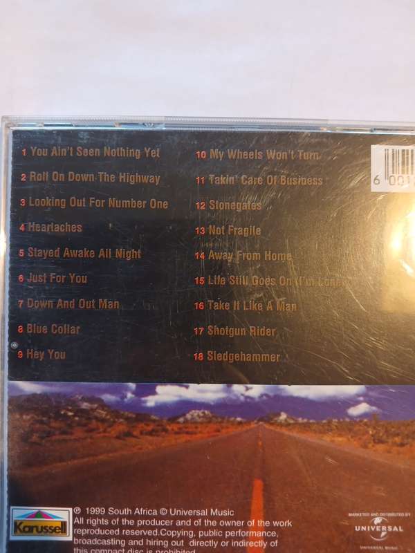 Bachman Turner Overdrive, Roll on Down the Highway CD