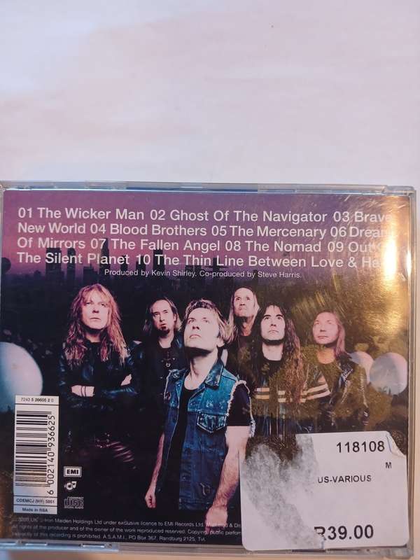 Iron Maiden, Brave New World CD