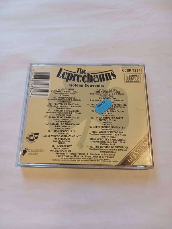 The Leprechauns, Golden Souvenirs CD