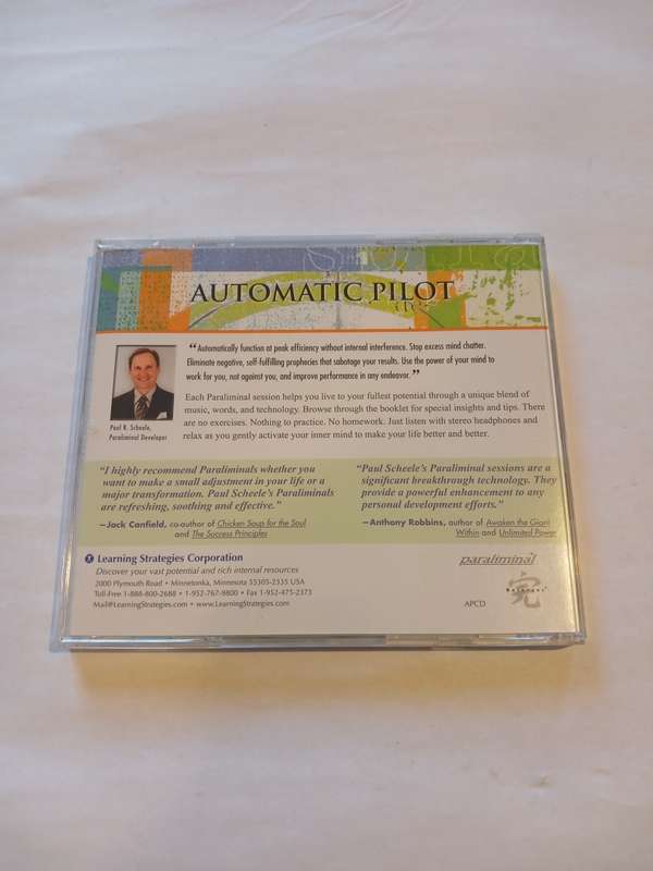 Automatic Pilot, Eliminate Negative self-talk and Vaporize self-sabotage CD