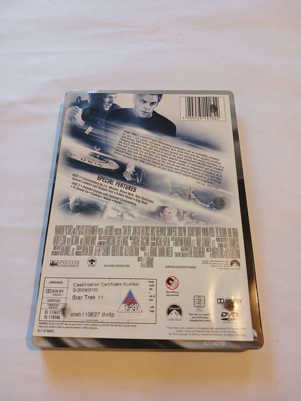 Star Trek 2009 DVD, 2 Disk special in Collectors Tin box