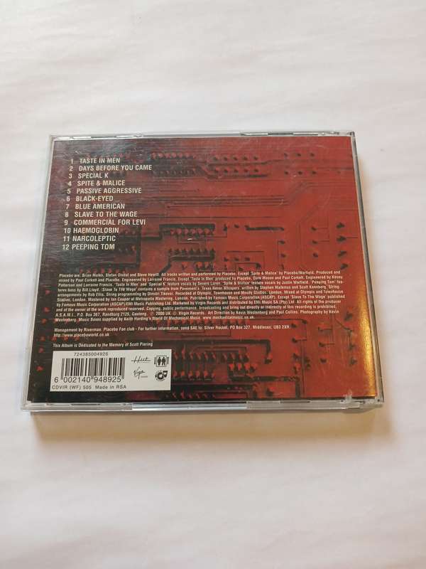 Placebo, Black Market Music CD