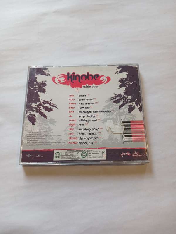 Kinobe, Wide Open CD, Europe