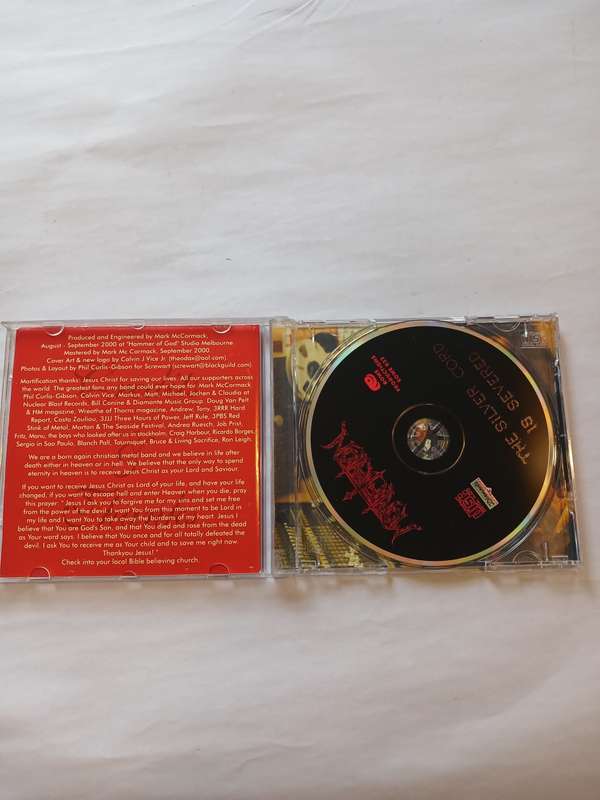 Mortification, The Silver Cord is Severed CD, US