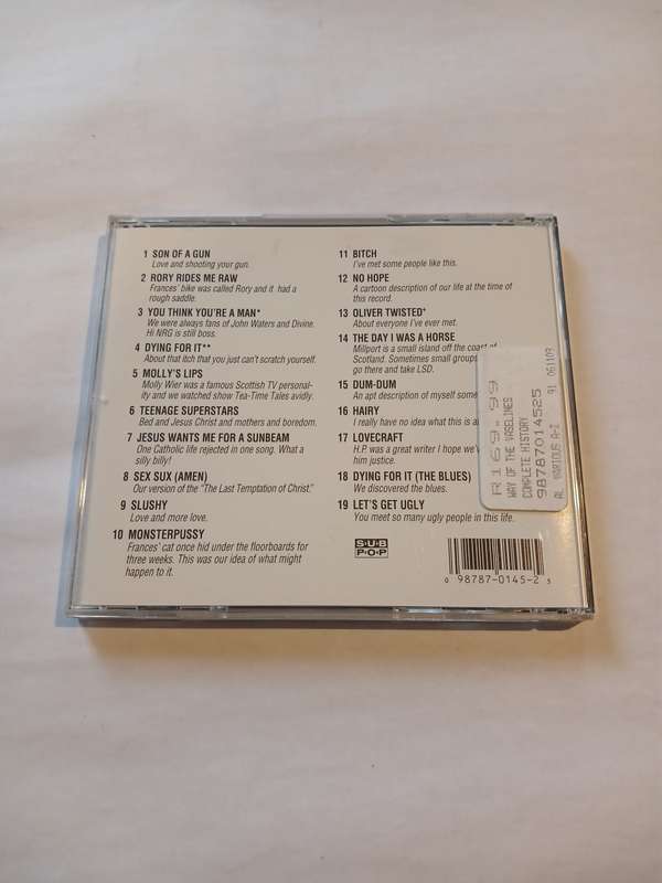 The Way of the Vaselines, A Complete History CD, US
