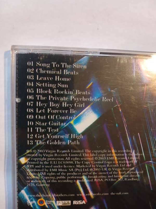 The Chemical Brothers, Singles 93-03 CD