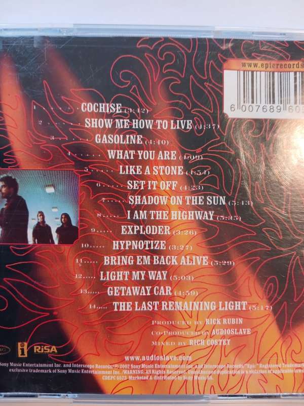 Audioslave, Audioslave CD