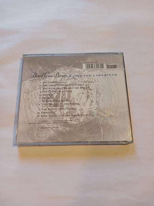 Dead Can Dance, Into The Labyrinth CD, UK