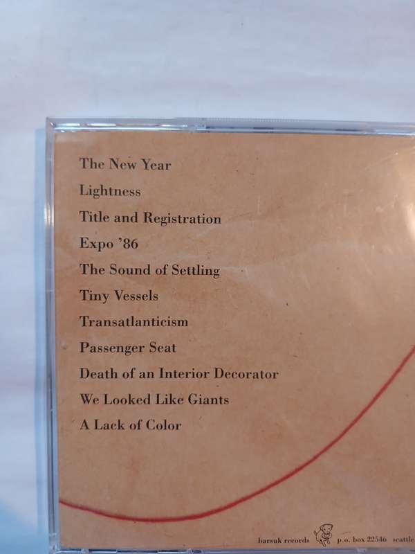 Death Cab for Cutie, Transatlanticism CD, US